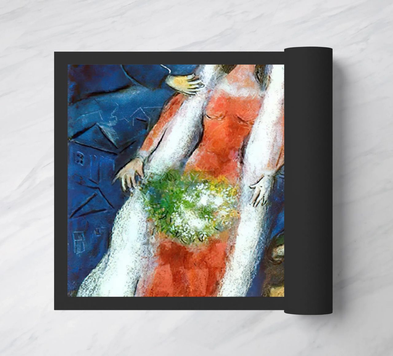 Marc Chagall La Mariee zerbino da Kunze Gallery