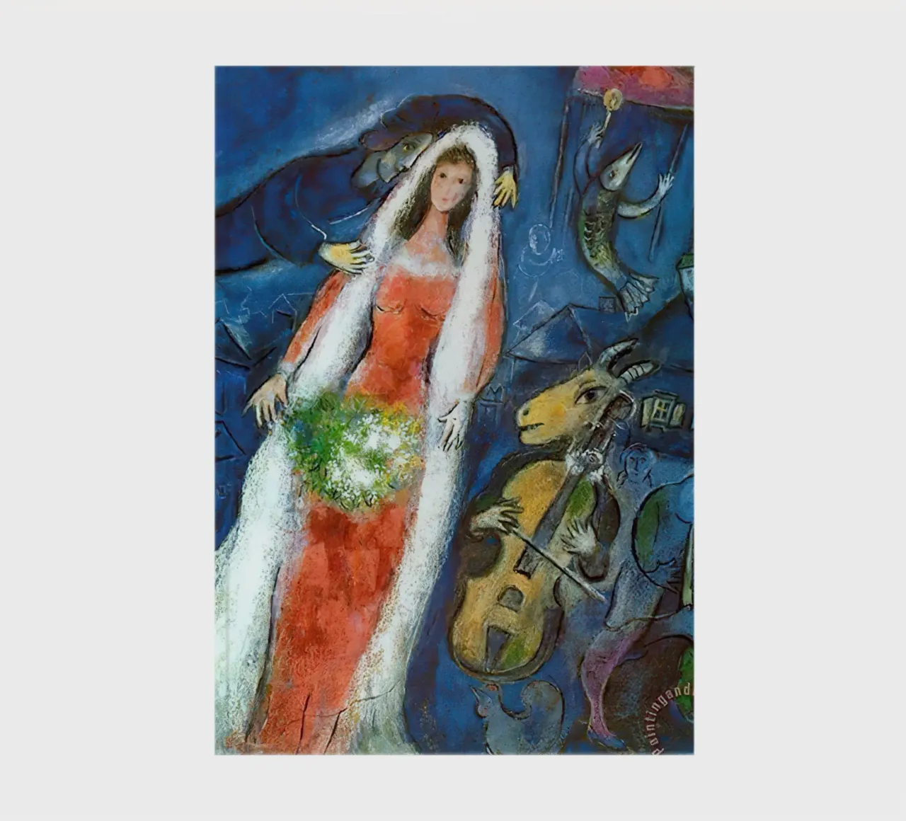 Marc Chagall La Mariee notebook by Kunze Gallery