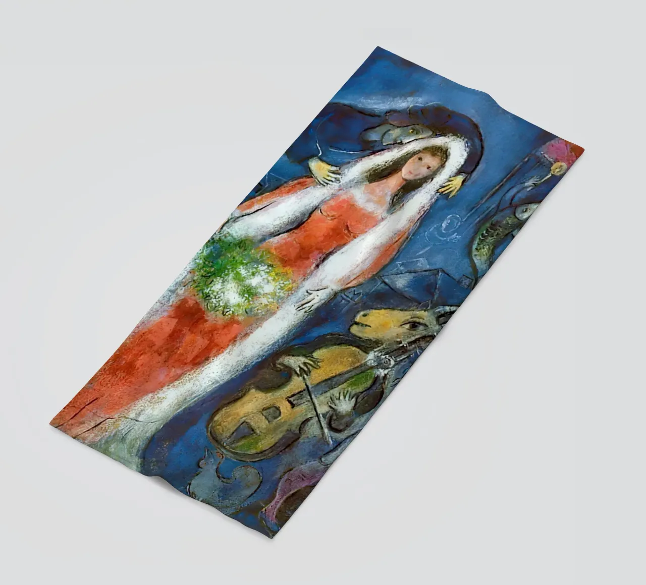 Marc Chagall La Mariee telo mare da Kunze Gallery