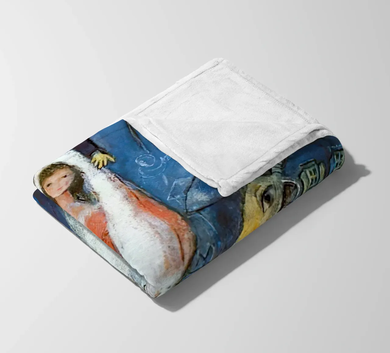 Marc Chagall La Mariee coperta in pile da Kunze Gallery