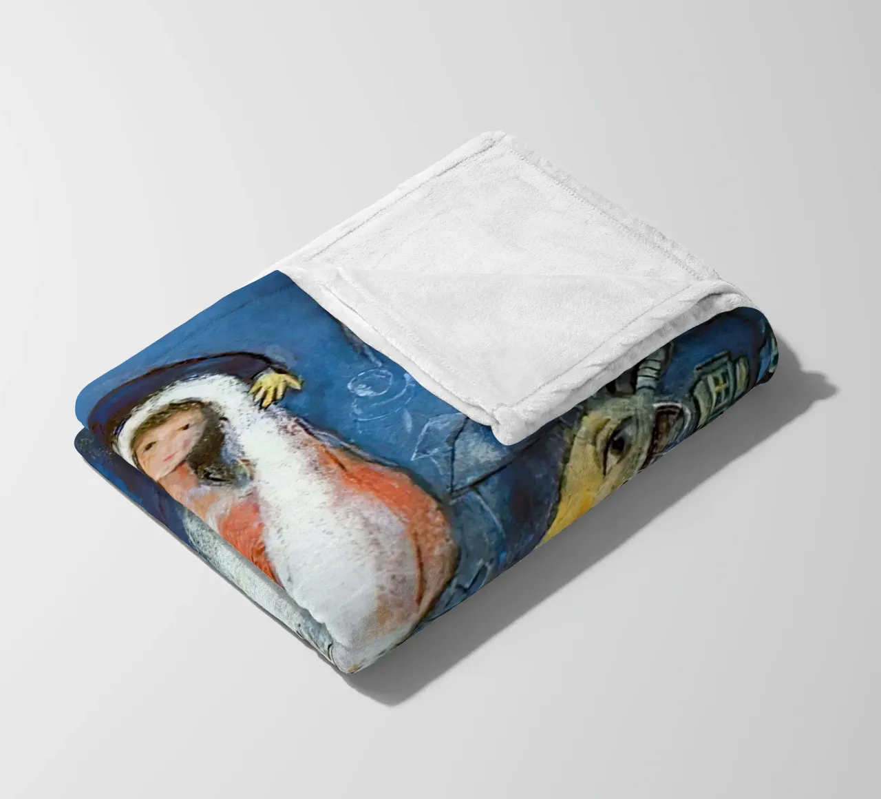 Marc Chagall La Mariee coperta in pile da Kunze Gallery