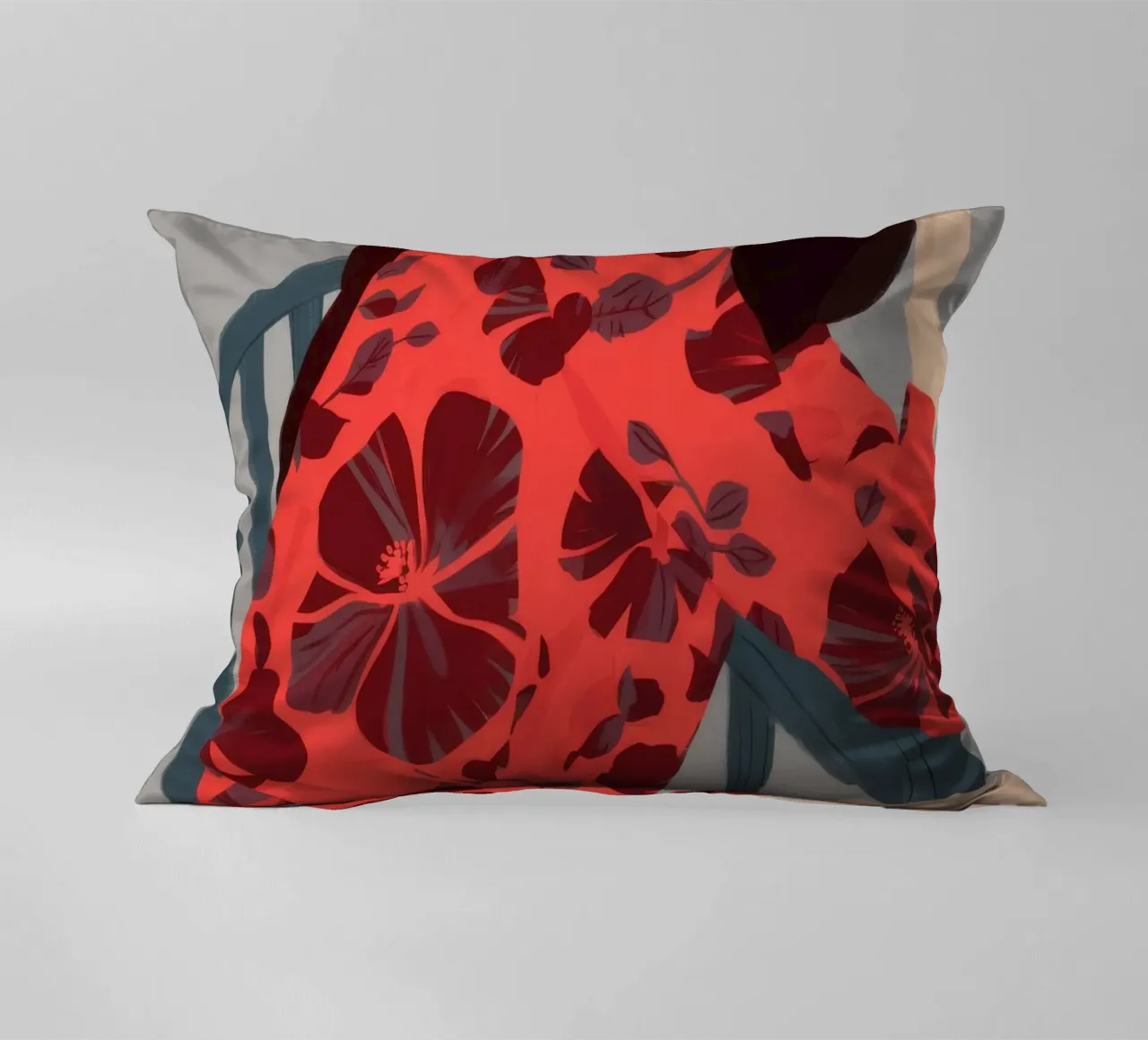 Riflesso floreale cuscino da Petal Canvas