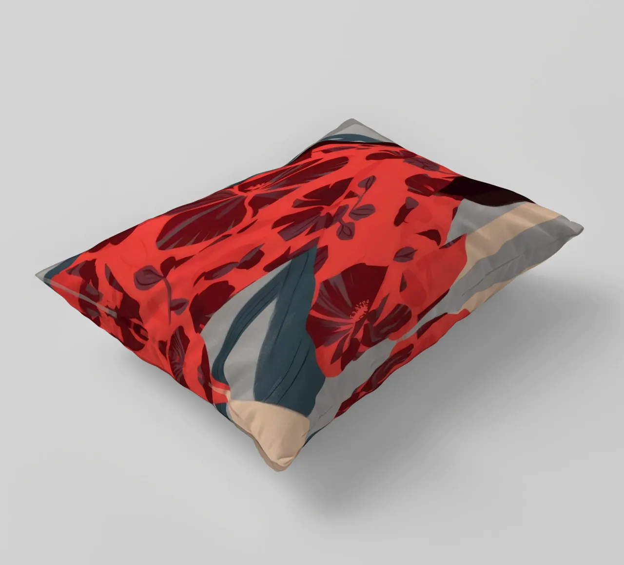 Riflesso floreale cuscino da Petal Canvas