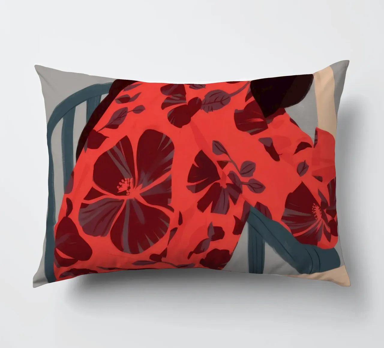 Riflesso floreale cuscino da Petal Canvas