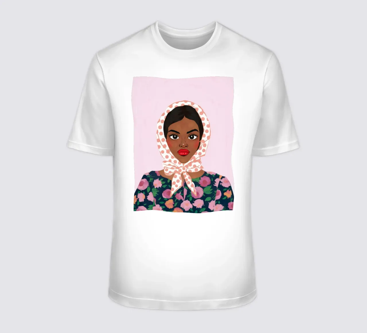 Sciarpa floreale vintage t-shirt da Petal Canvas