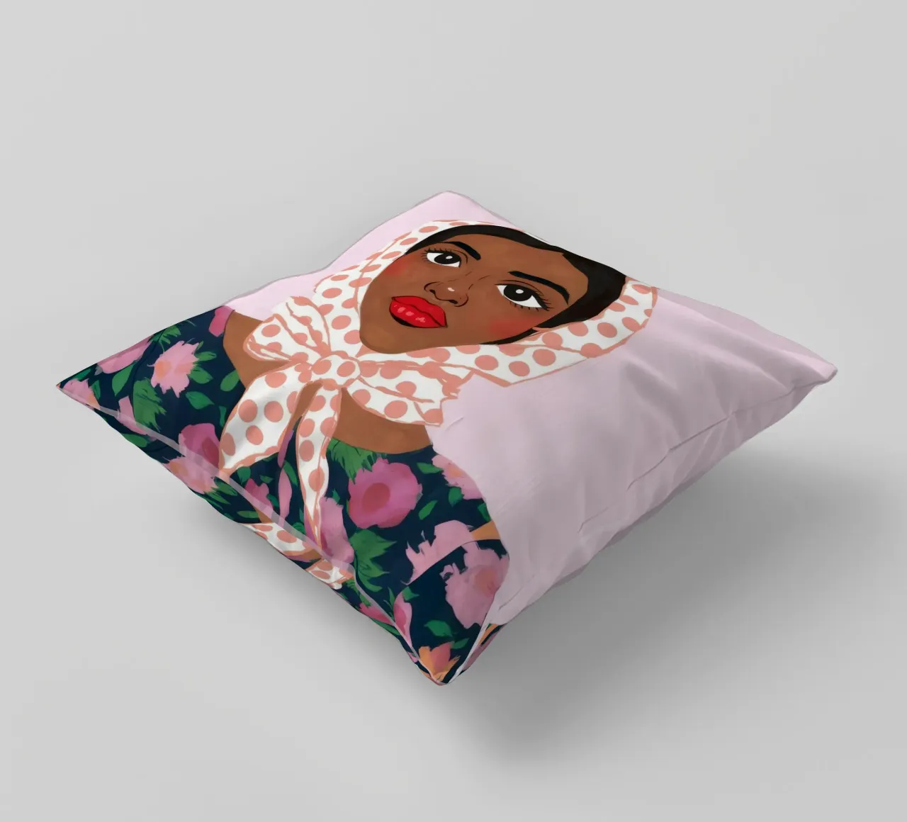 Sciarpa floreale vintage cuscino da Petal Canvas