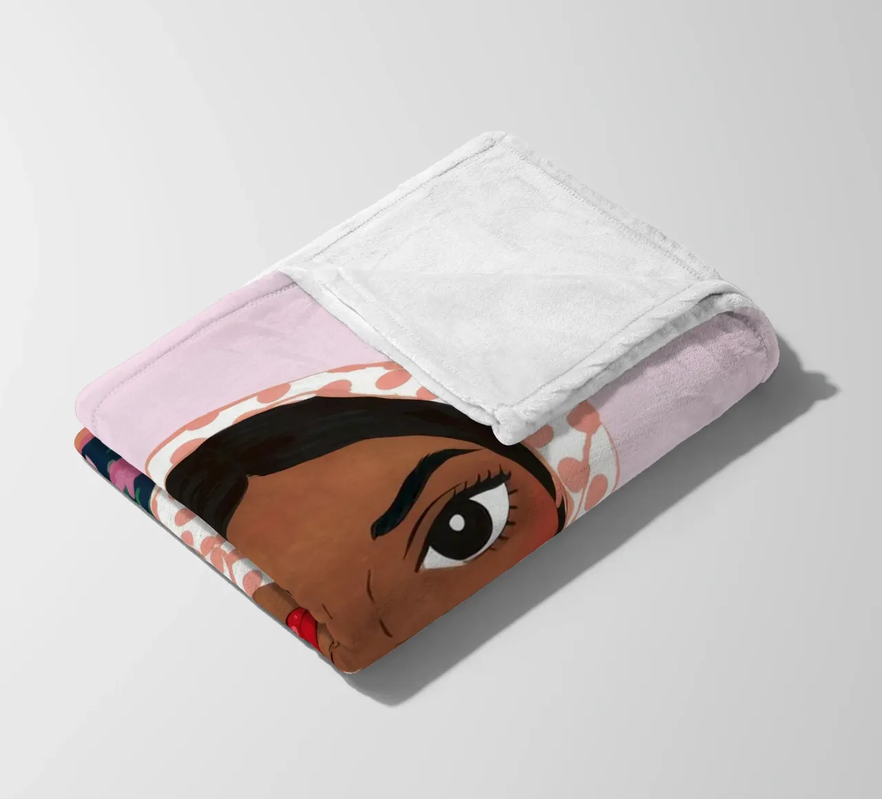 Sciarpa floreale vintage coperta in pile da Petal Canvas