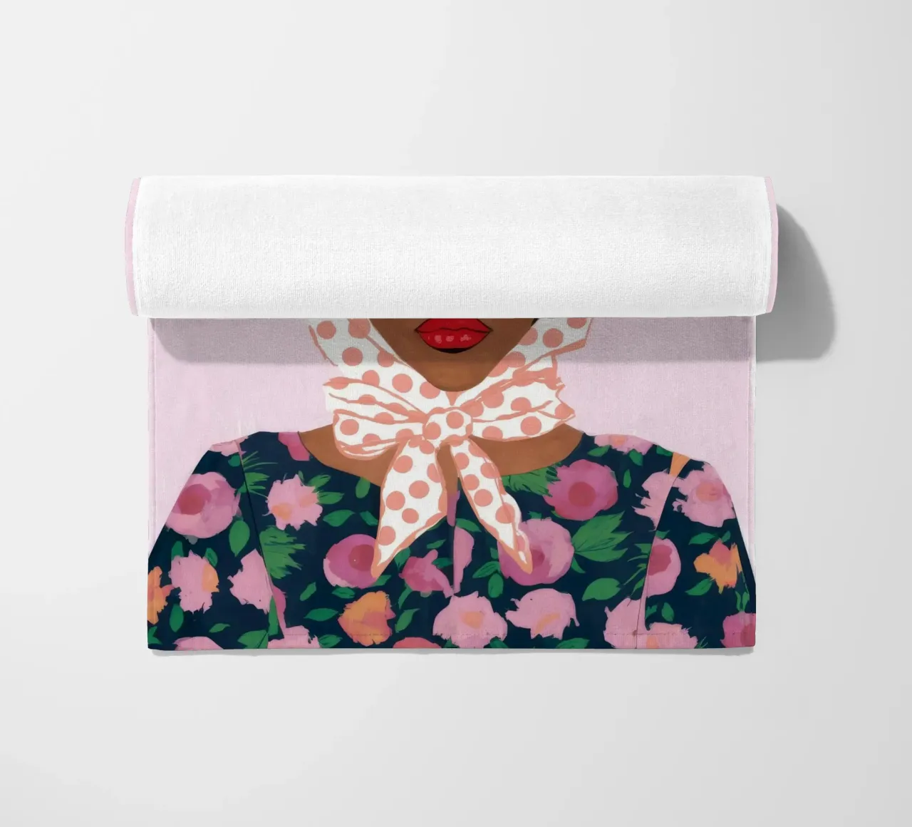 Sciarpa floreale vintage telo mare da Petal Canvas