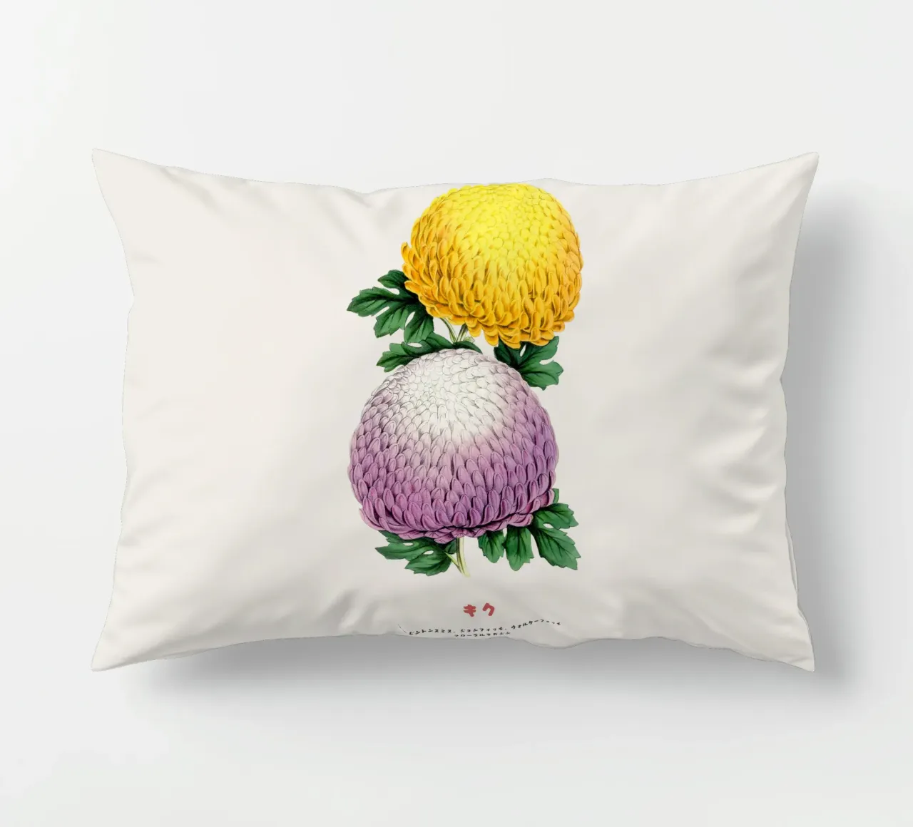 Duo Kiku in fiore cuscino da Vintagrafica