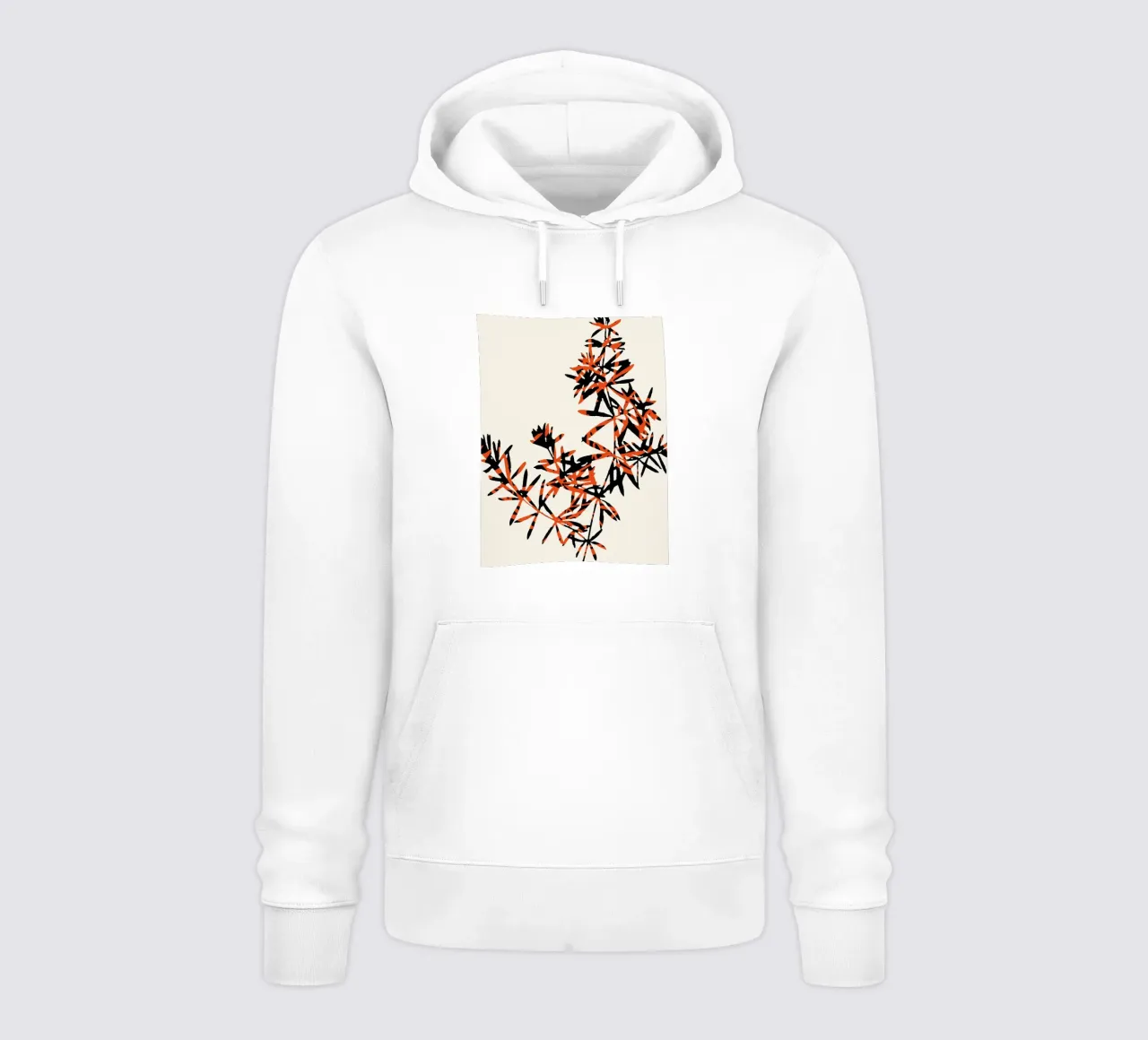 Abstract Botanical no. 7 felpa con cappuccio da adrianooliveira