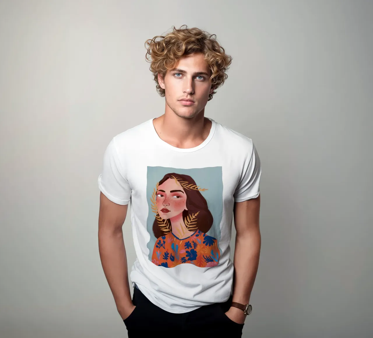 Harmonie florale automnale t-shirt de Petal Canvas
