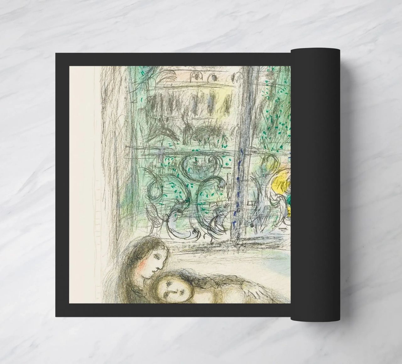 Marc Chagall Quai Des Celestins zerbino da Kunze Gallery