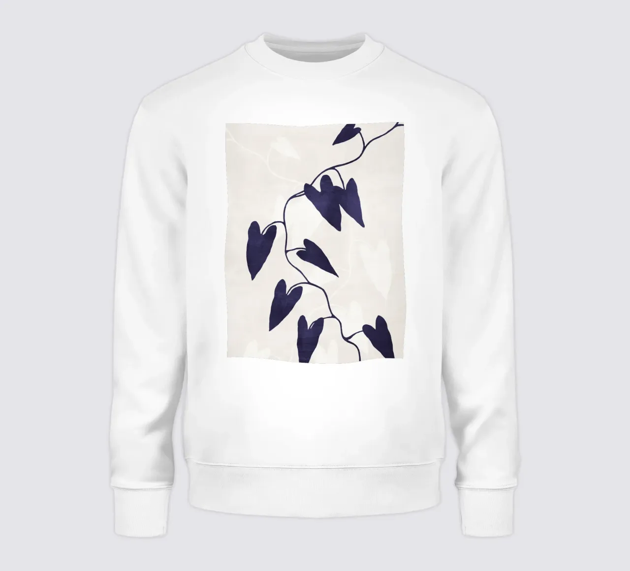Abstract Botanical no. 8 Indigo felpa da adrianooliveira