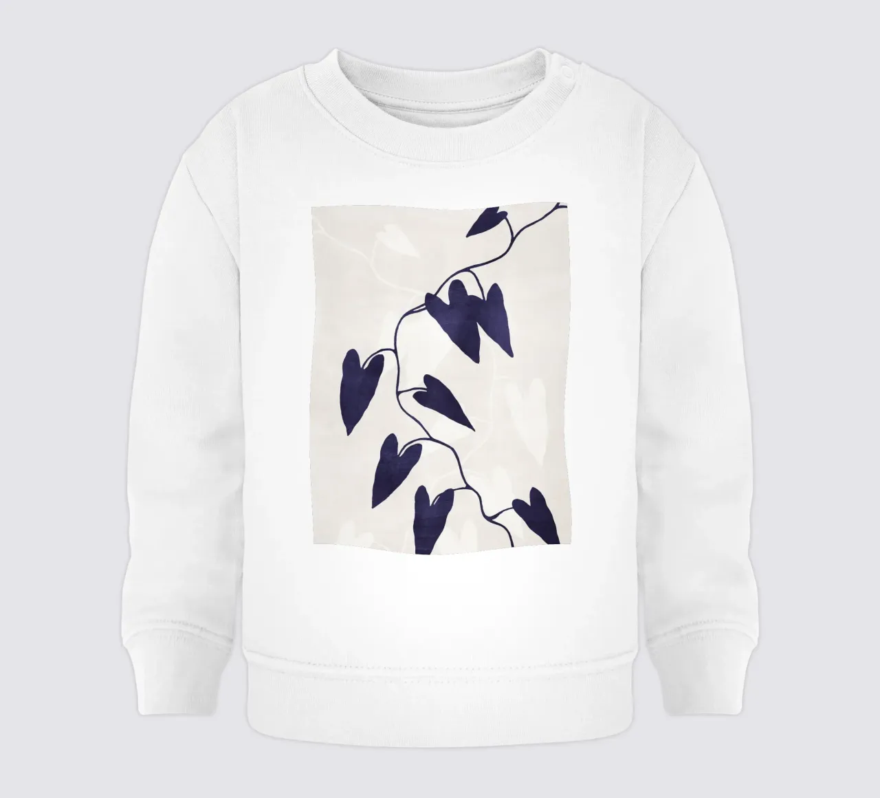 Abstract Botanical no. 8 Indigo felpa neonato da adrianooliveira