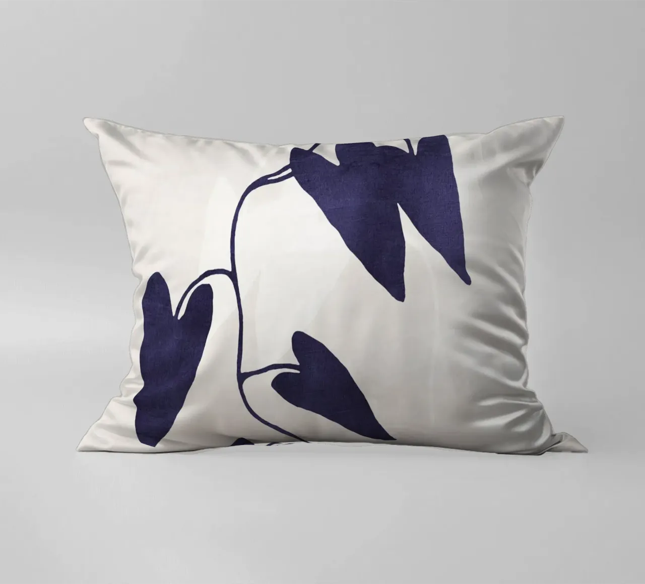Abstract Botanical no. 8 Indigo cuscino da adrianooliveira