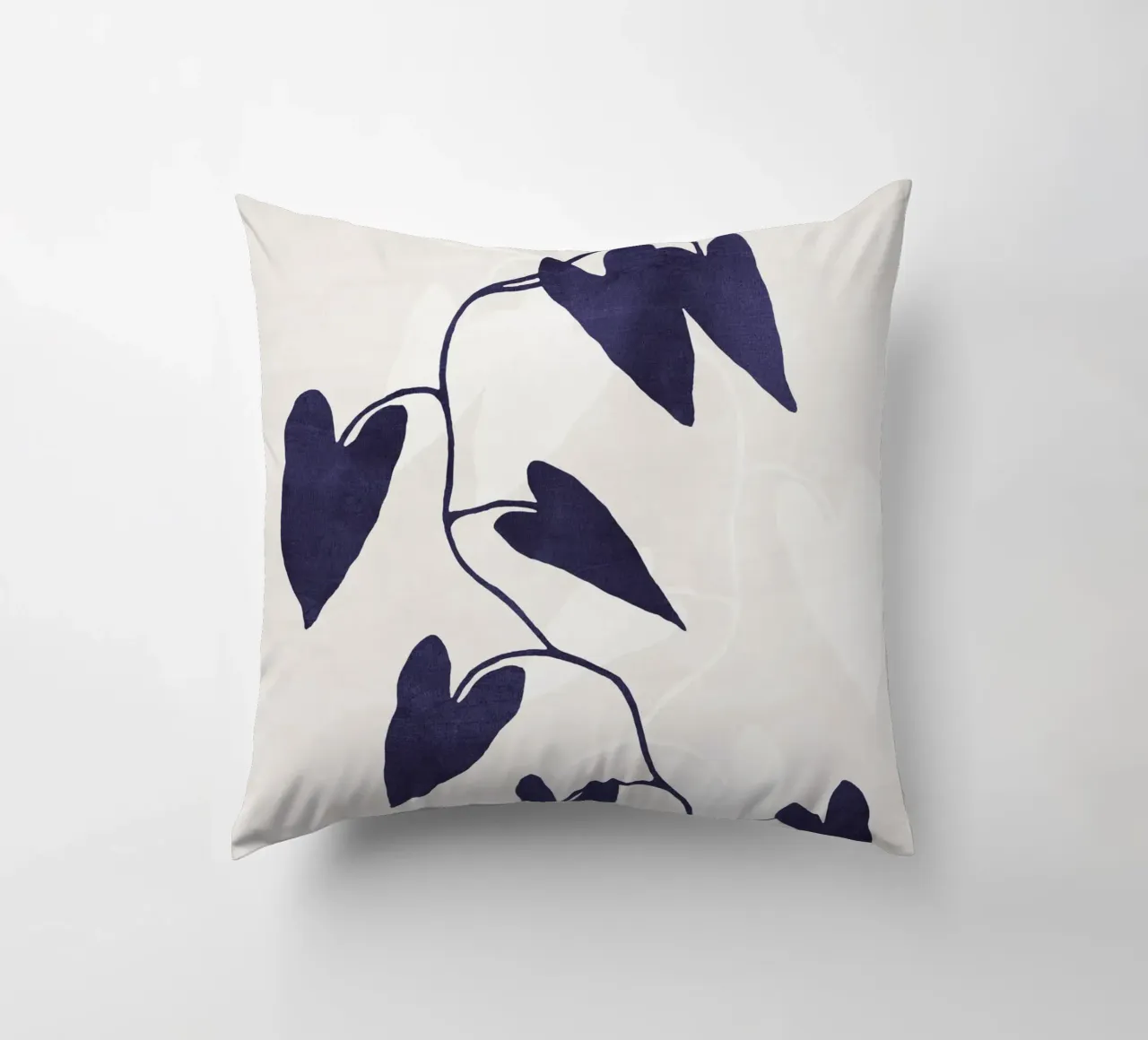 Abstract Botanical no. 8 Indigo cuscino da adrianooliveira