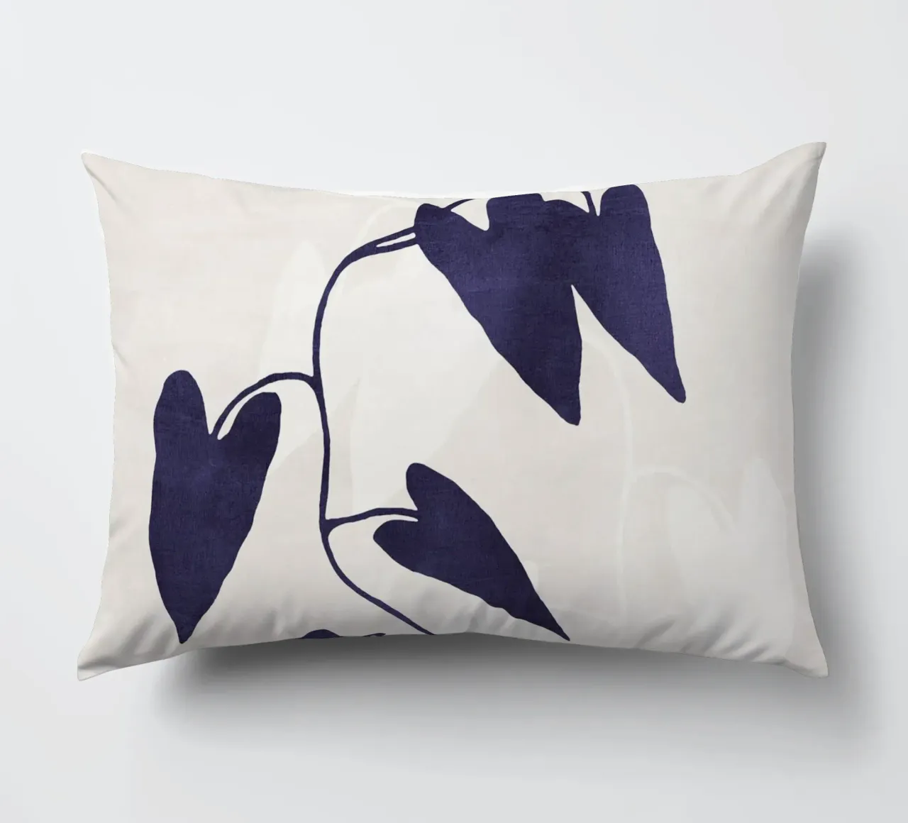 Abstract Botanical no. 8 Indigo cuscino da adrianooliveira