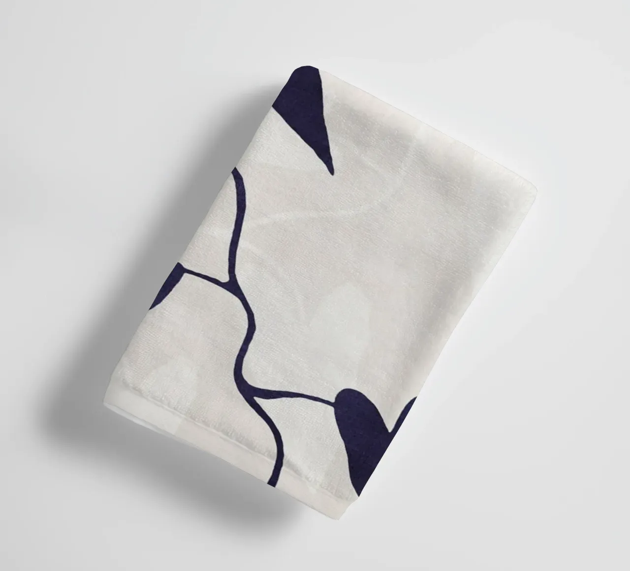 Abstract Botanical no. 8 Indigo asciugamano da bagno da adrianooliveira