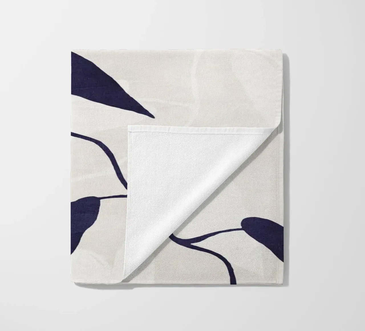 Abstract Botanical no. 8 Indigo telo mare da adrianooliveira