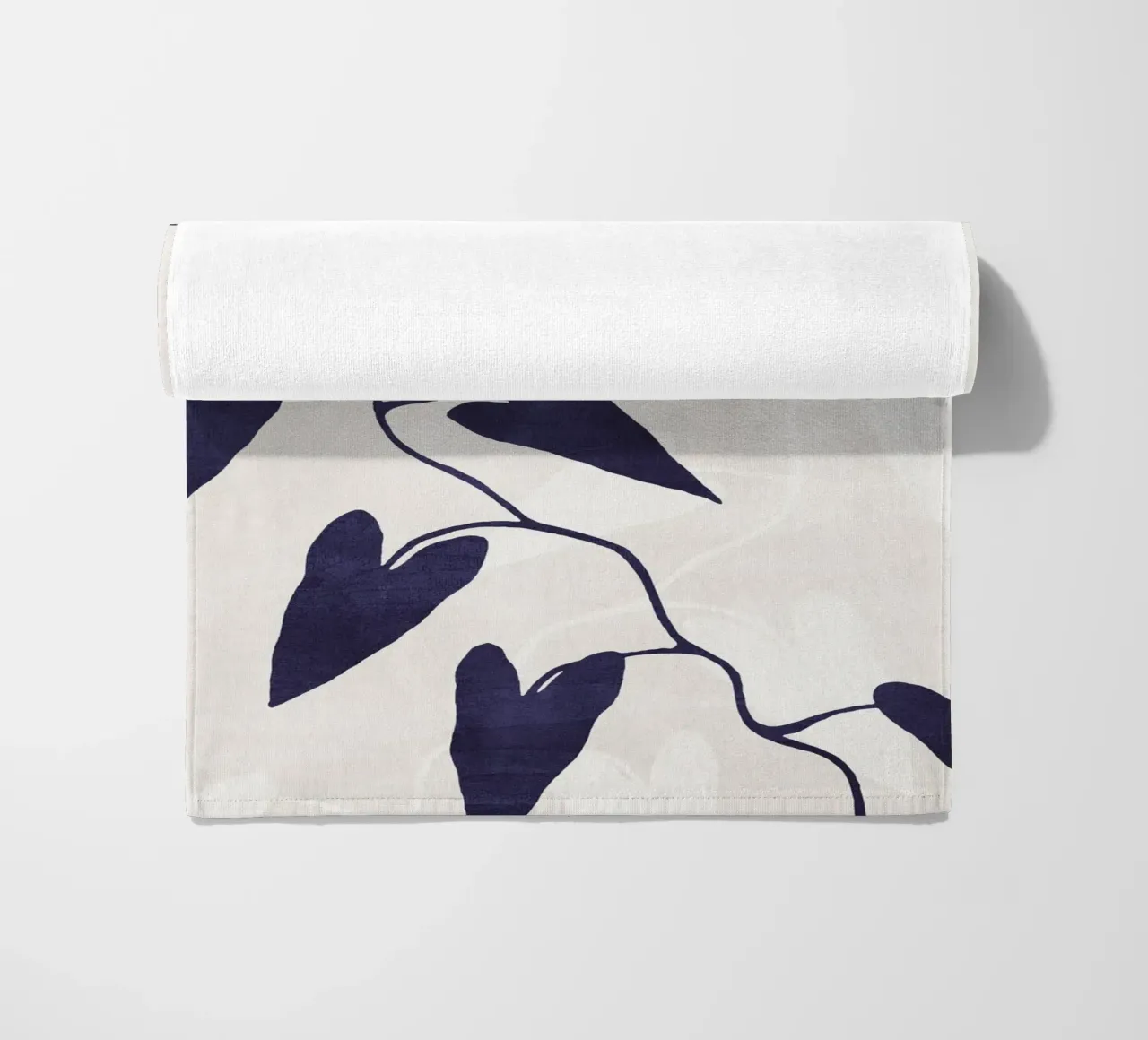 Abstract Botanical no. 8 Indigo telo mare da adrianooliveira