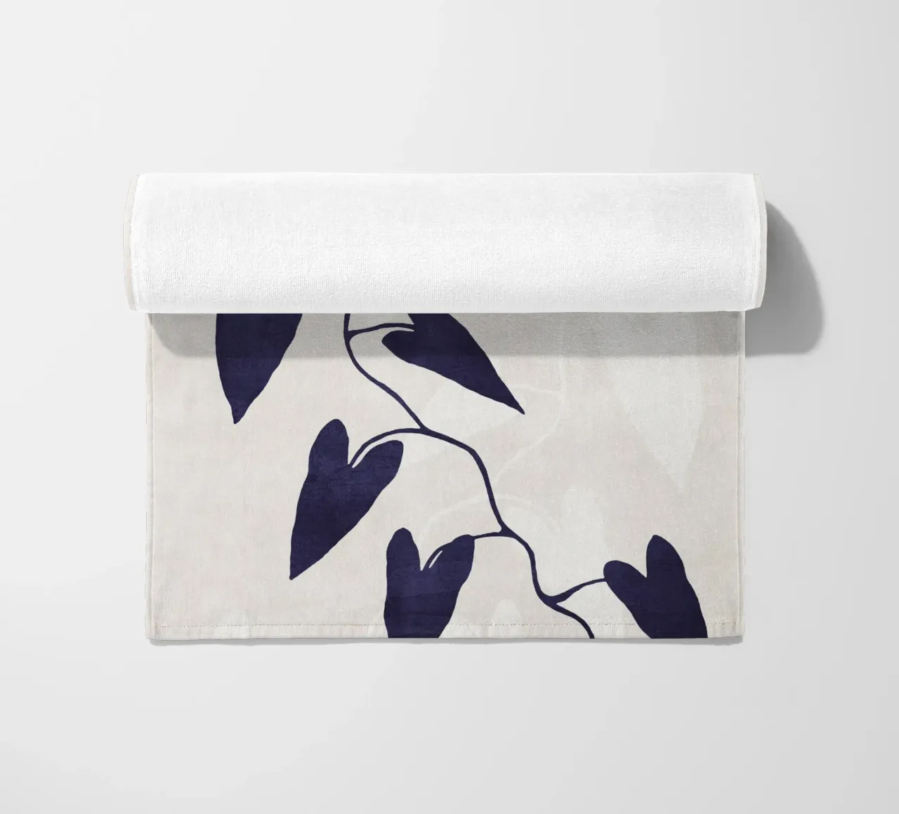 Abstract Botanical no. 8 Indigo telo mare da adrianooliveira
