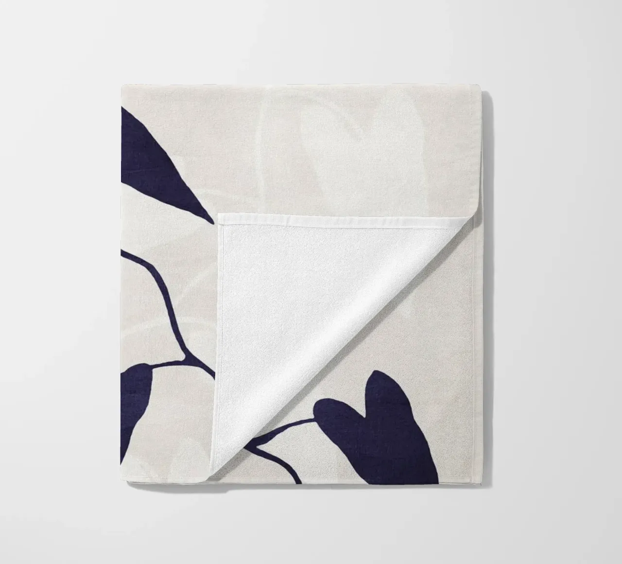 Abstract Botanical no. 8 Indigo telo mare da adrianooliveira