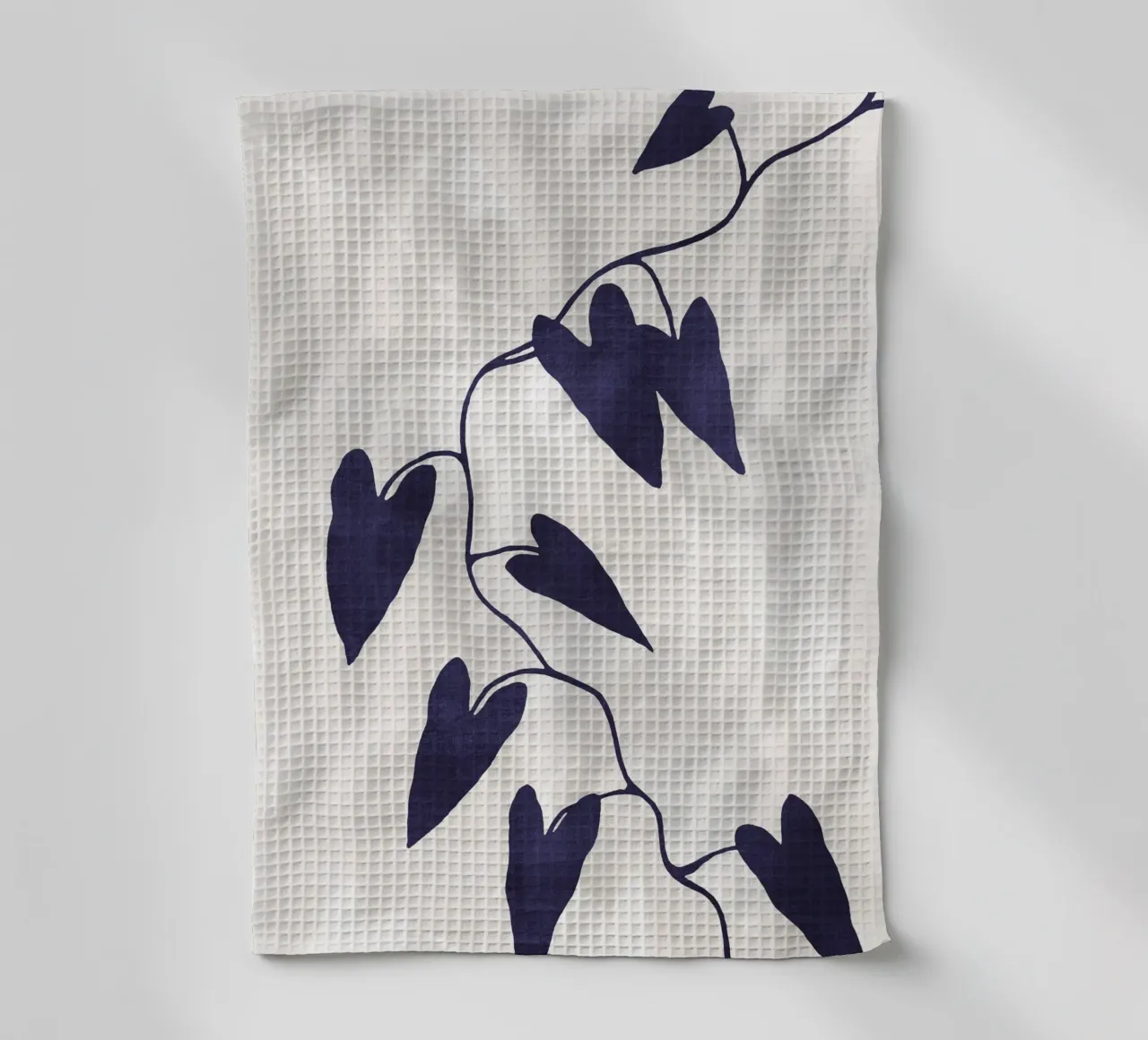 Abstract Botanical no. 8 Indigo canovaccio da cucina da adrianooliveira