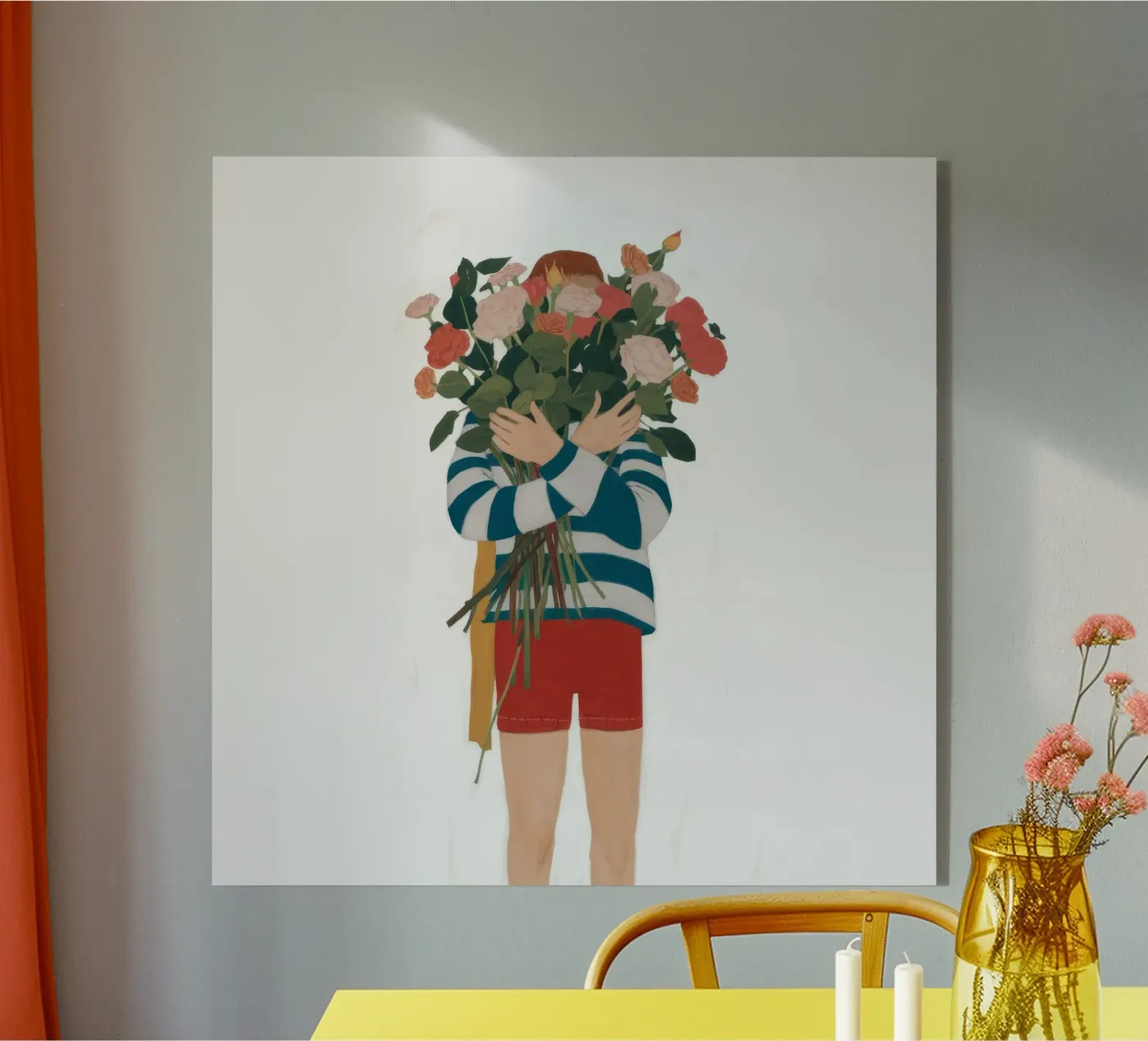 Bouquet Bliss plexiglass da Petal Canvas
