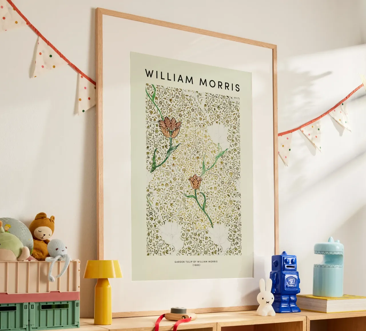 William Morris - Garden Tulip carta hahnemühle da Vintage by JUNIQE