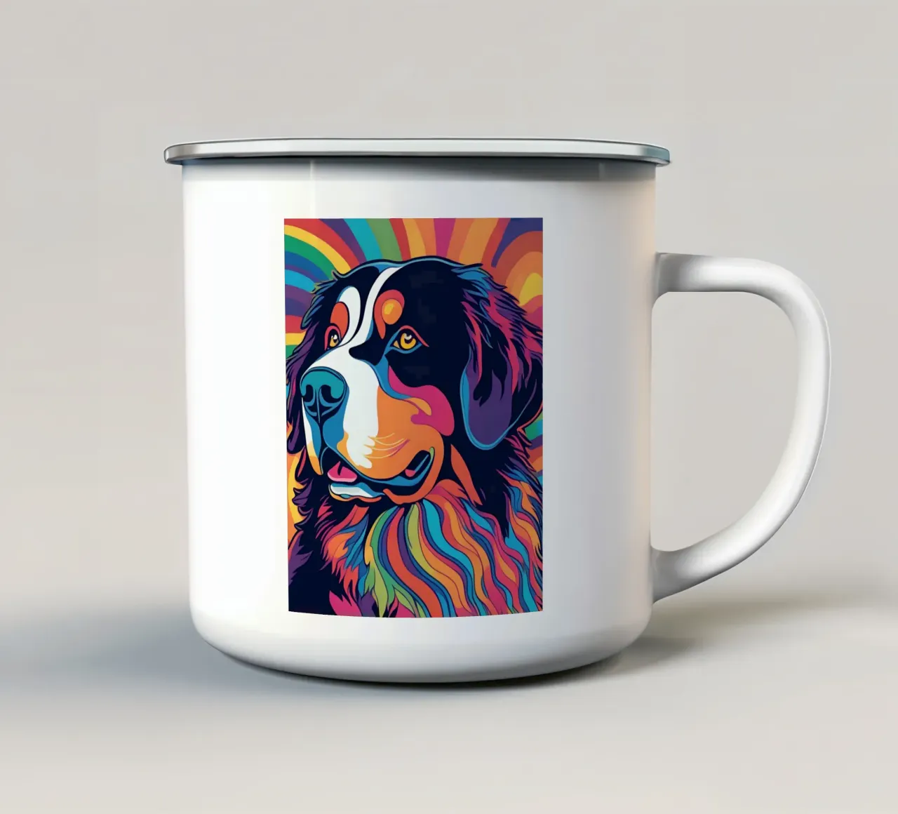 Bernersennen in Bunt #21 tazza in smalto da Yumis.Beargang.and.Me