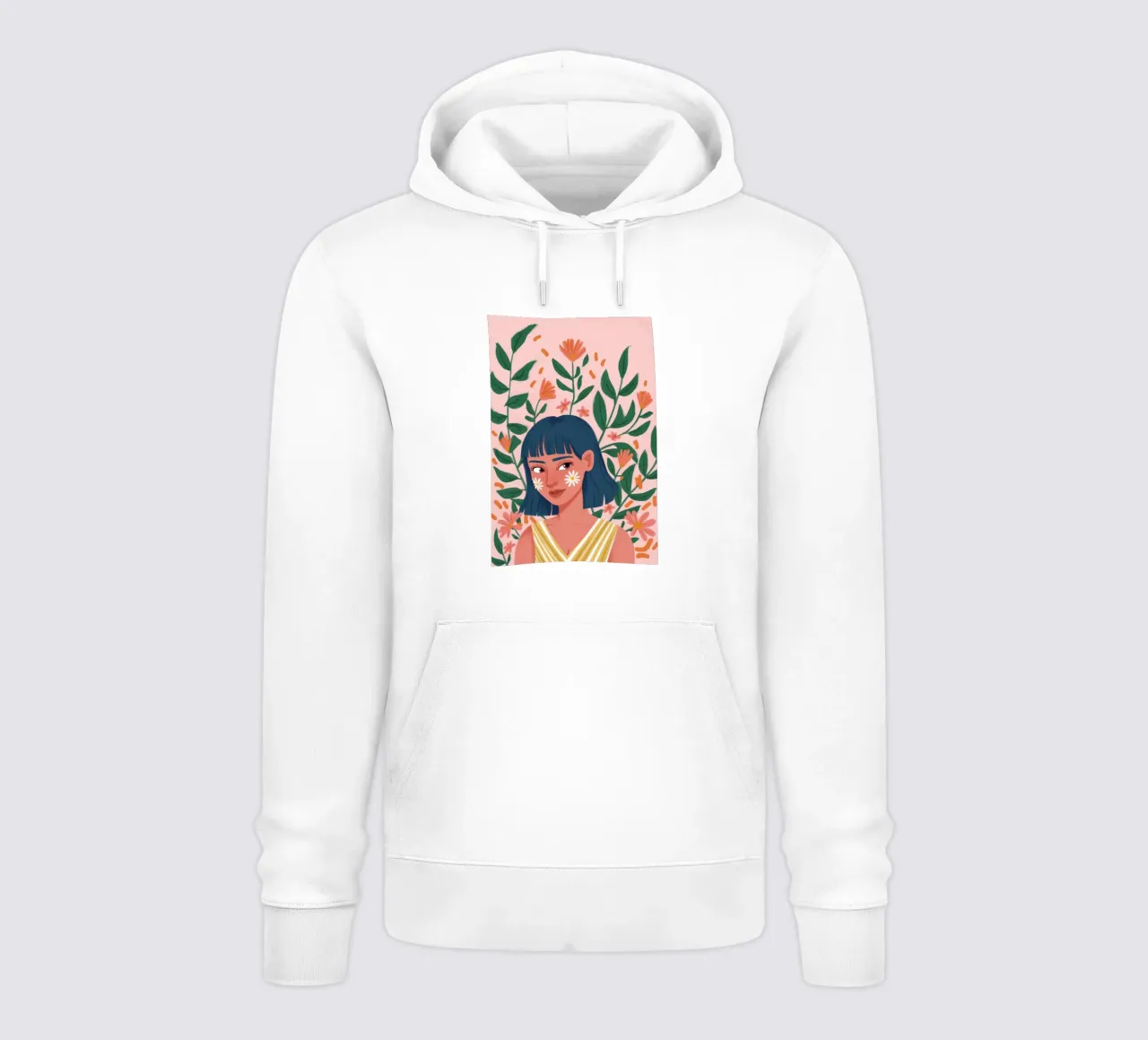 Serenità botanica felpa con cappuccio da Petal Canvas