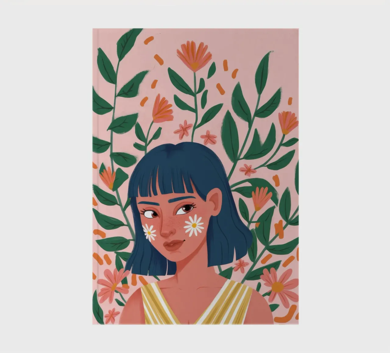 Botanical Serenity notebook by Petal Canvas