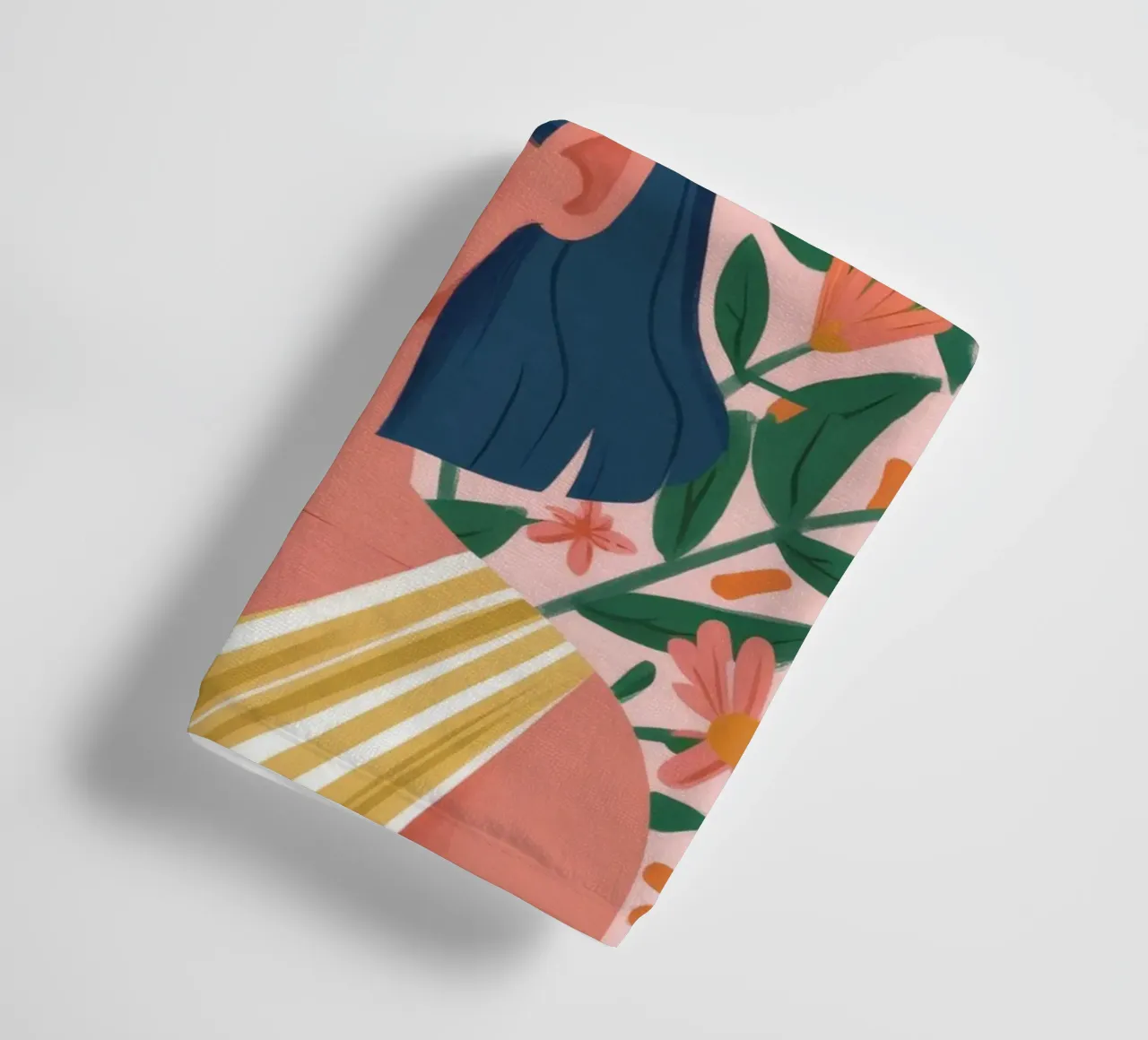 Botanische rust badhanddoek van Petal Canvas