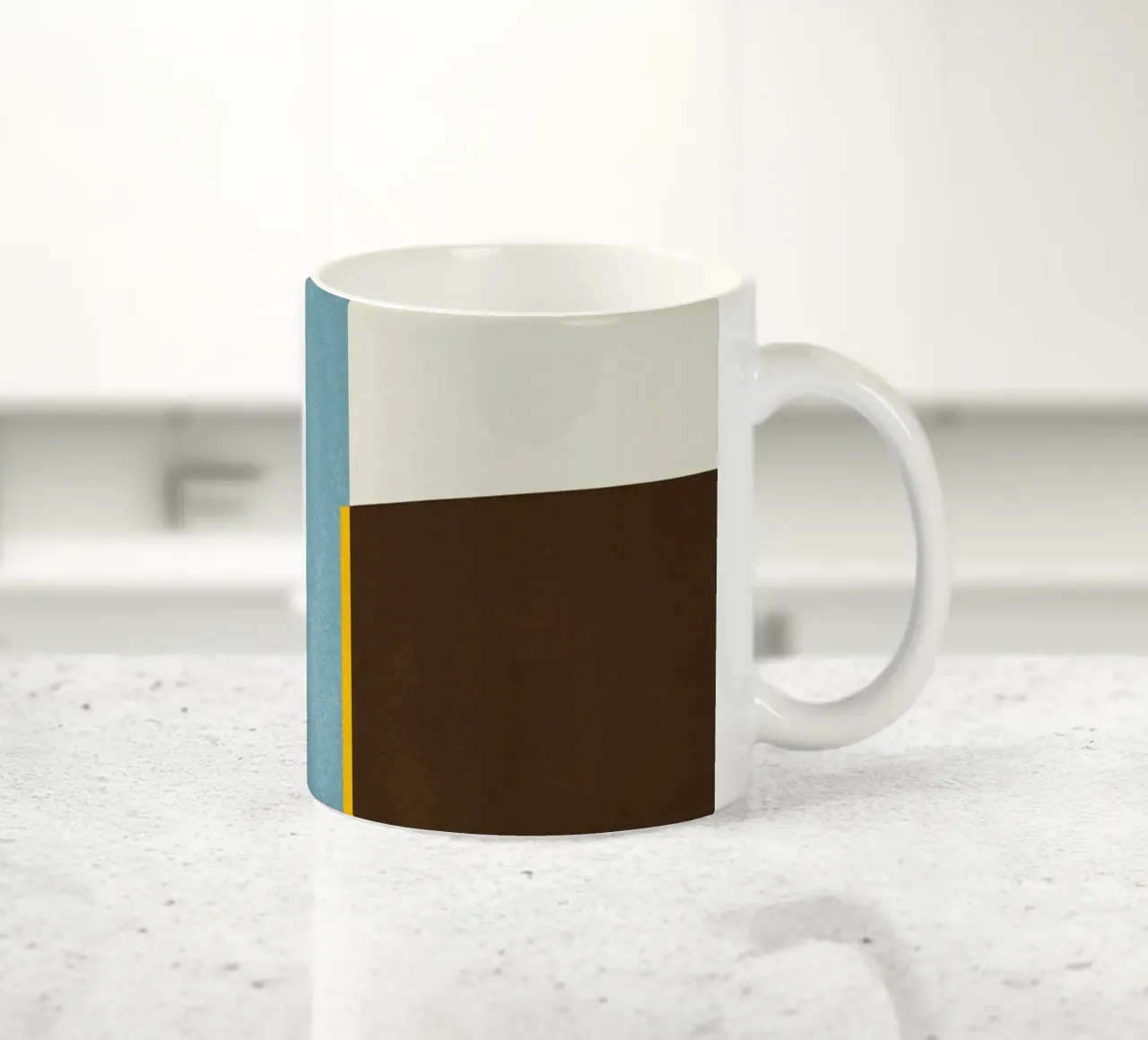 Geometric Shapes no. 5 ceramic mug by adrianooliveira