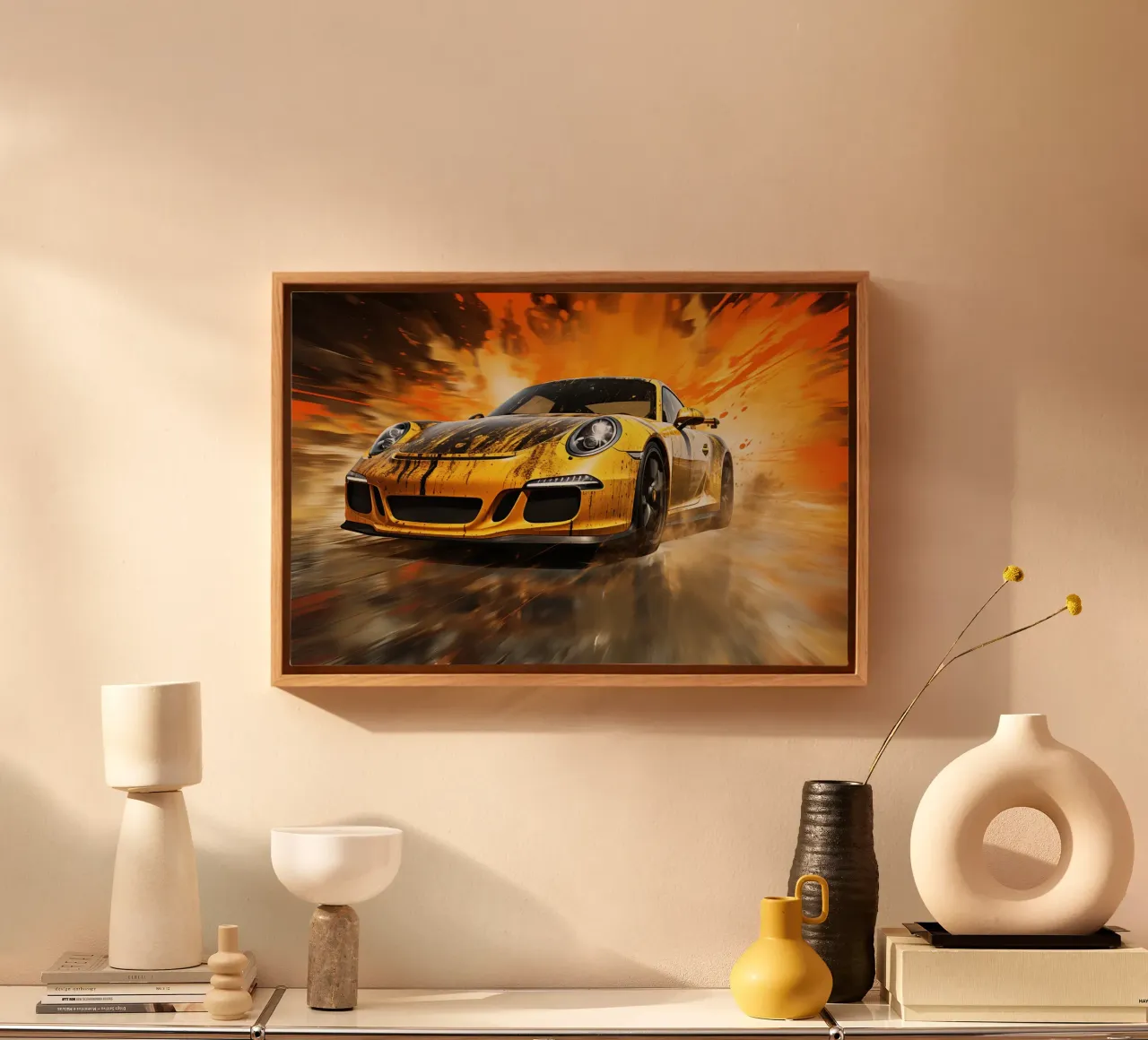 Auto d'epoca tela con Cornice a cassetta da Imagine