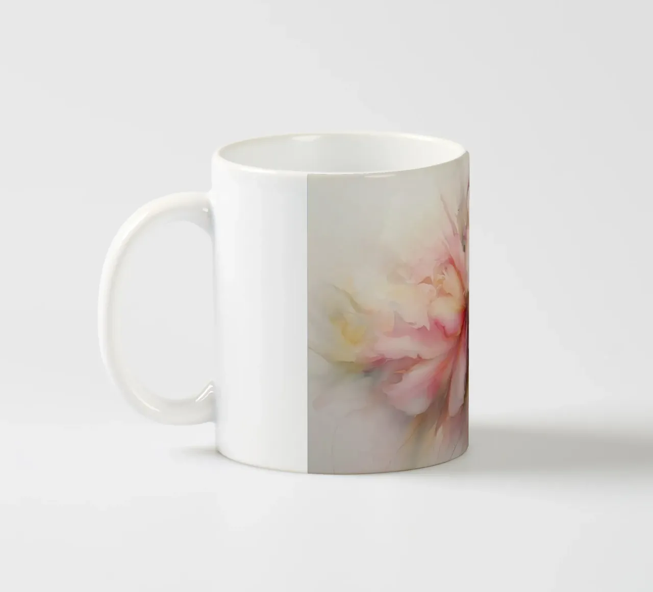 Fiori rosa tazza in ceramica da Imagine