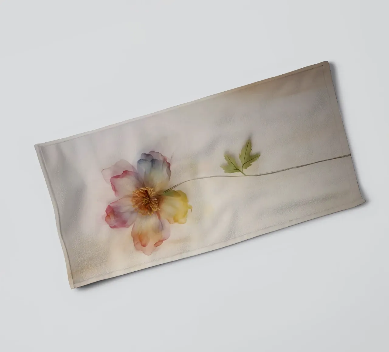 Bloem badhanddoek van Imagine