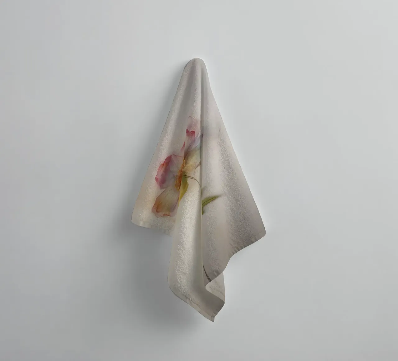 Bloem badhanddoek van Imagine