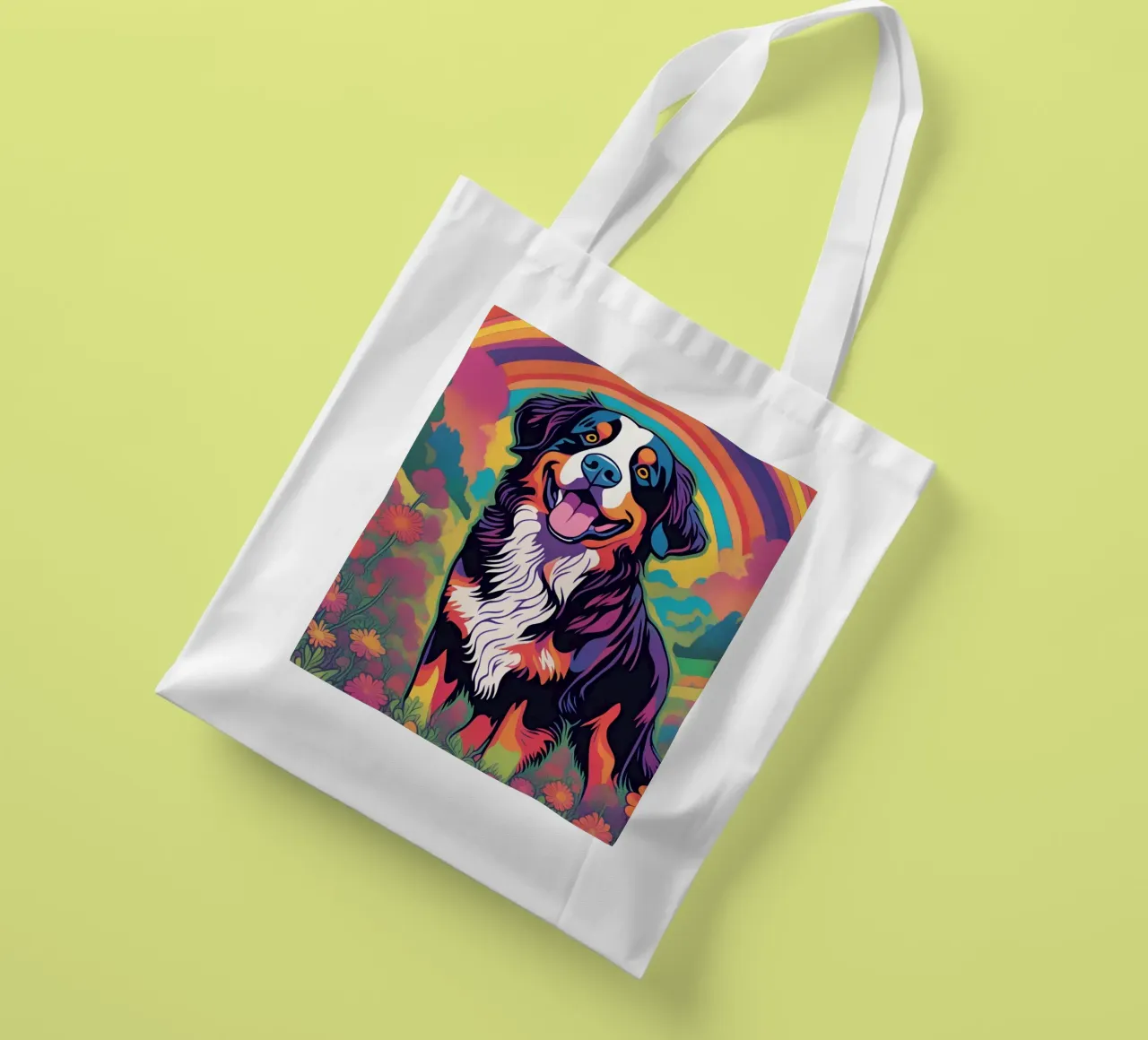 Bernersennen in Bunt #22 tote bag by Yumis.Beargang.and.Me