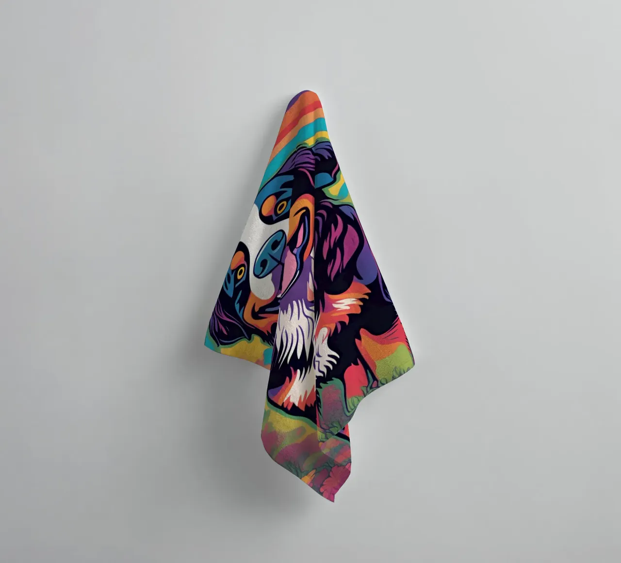 Bernersennen in Bunt #22 towel by Yumis.Beargang.and.Me