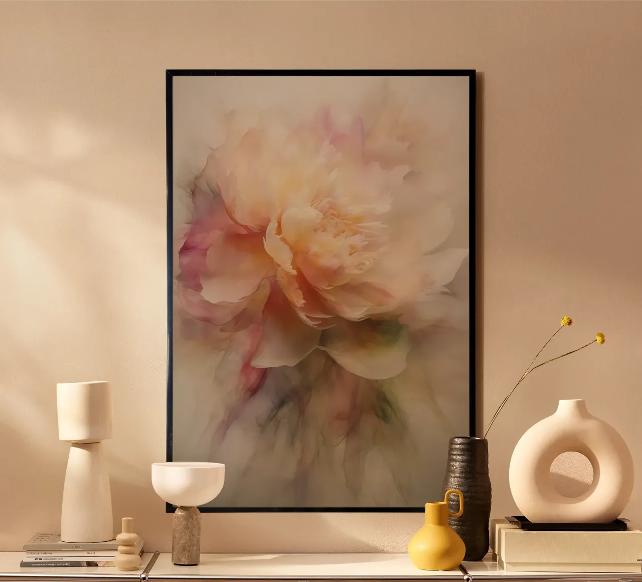 Fiori dai colori tenui carta hahnemühle da Imagine