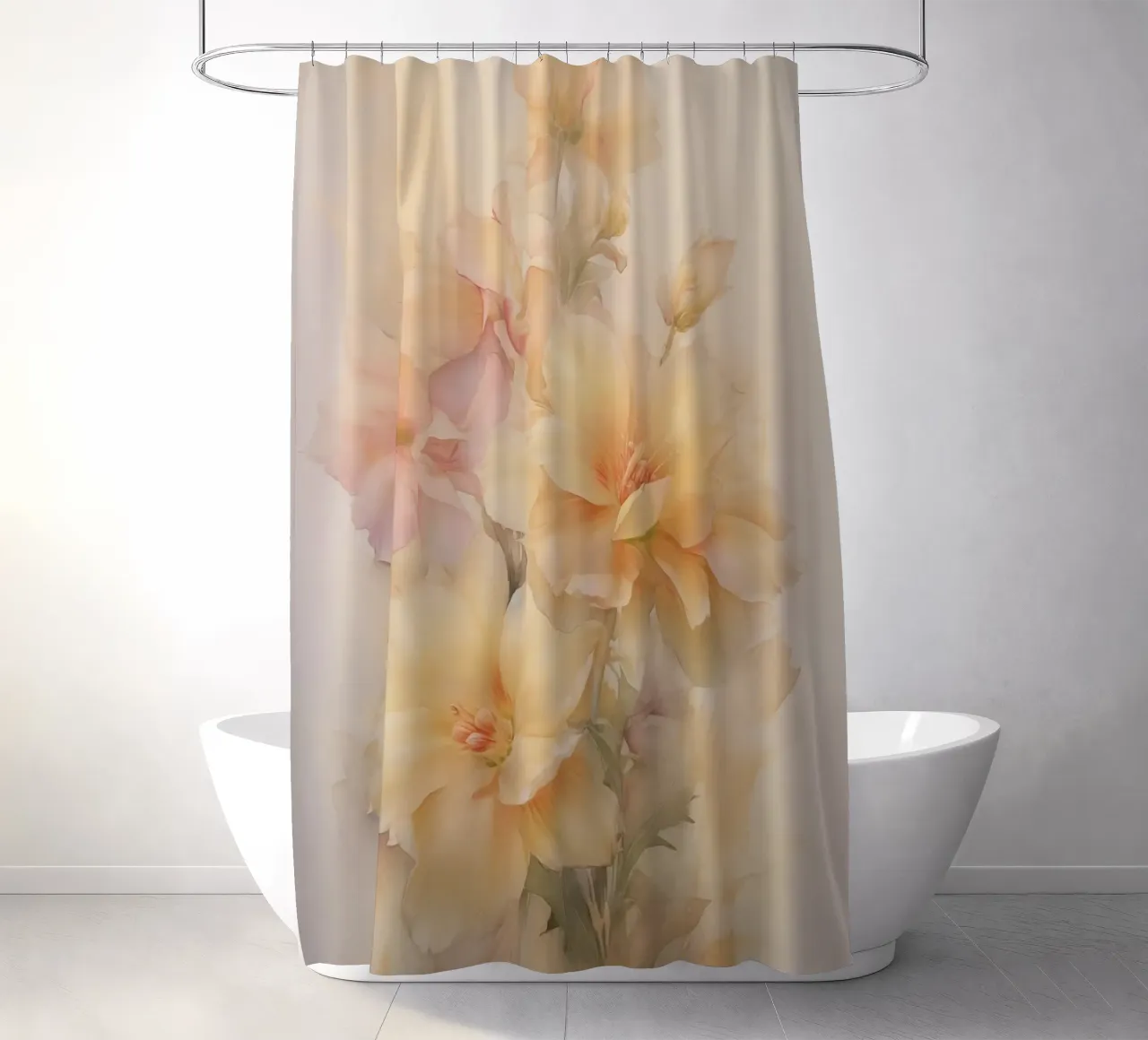 Fiori dai colori tenui tenda da doccia da Imagine