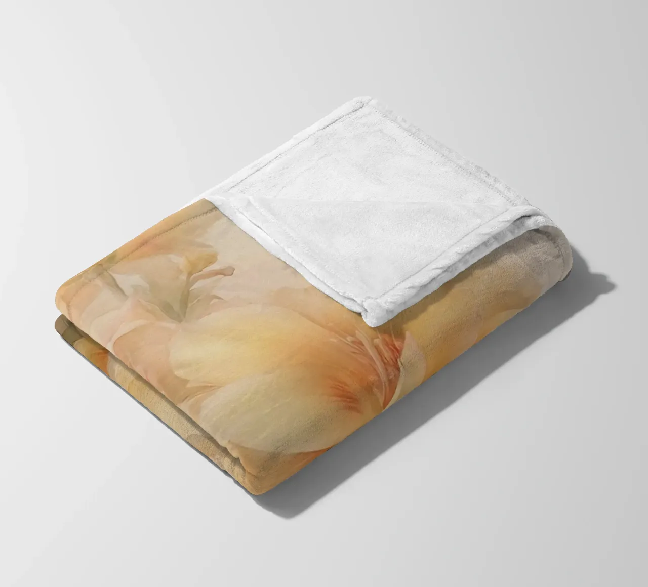 Fiori dai colori tenui coperta in pile da Imagine