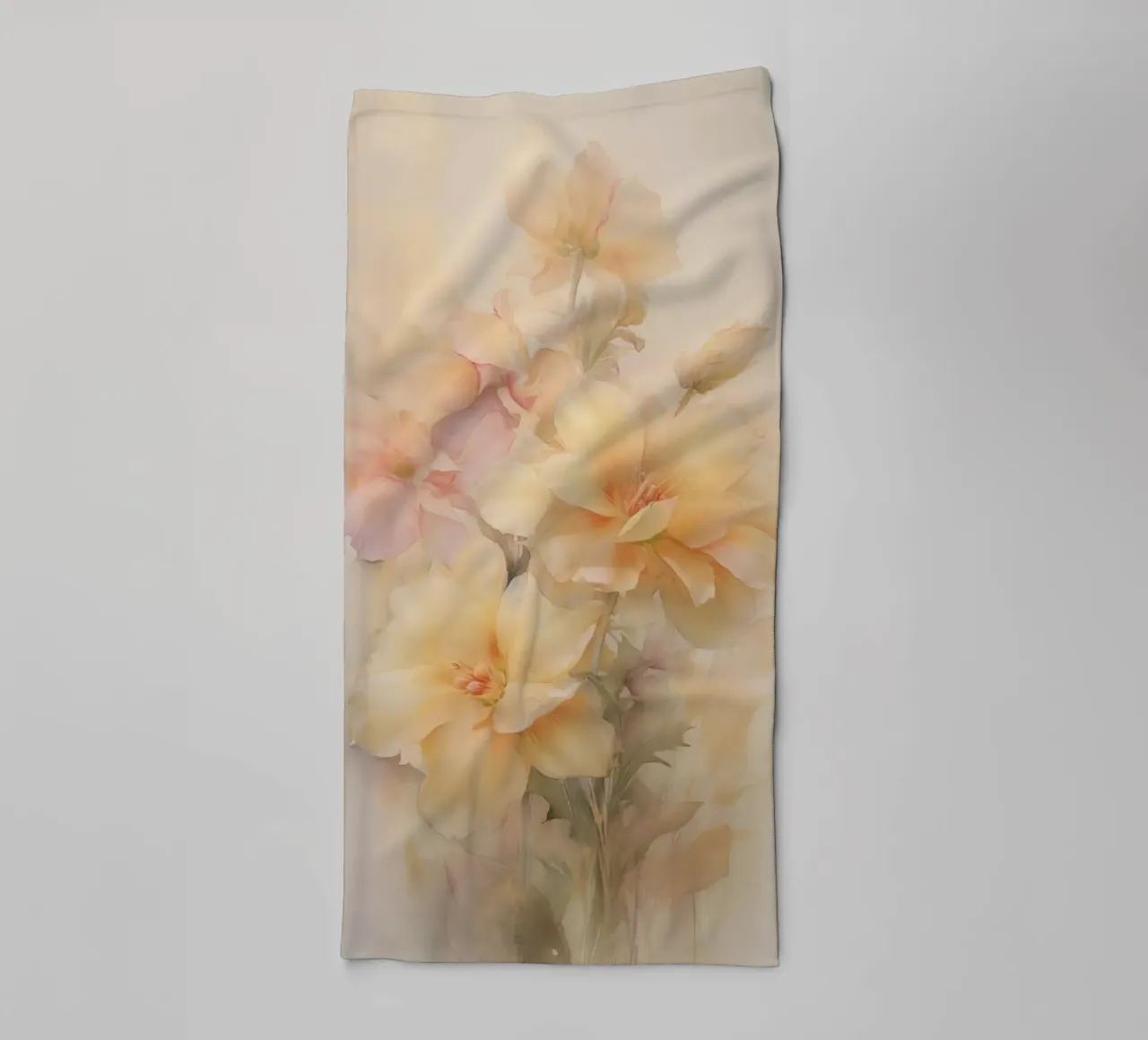 Fiori dai colori tenui asciugamano da bagno da Imagine