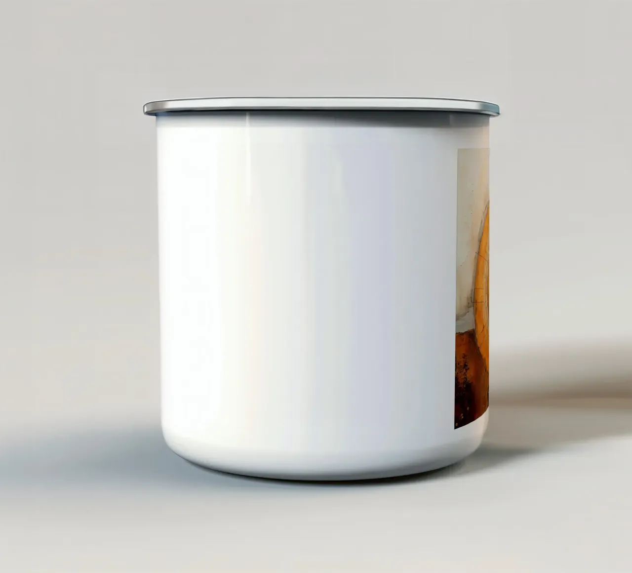 Cerchi astratti tazza in smalto da Imagine