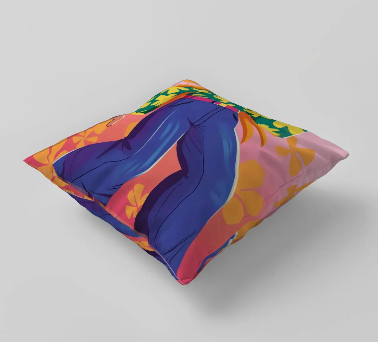 Espressione dinamica cuscino da Petal Canvas