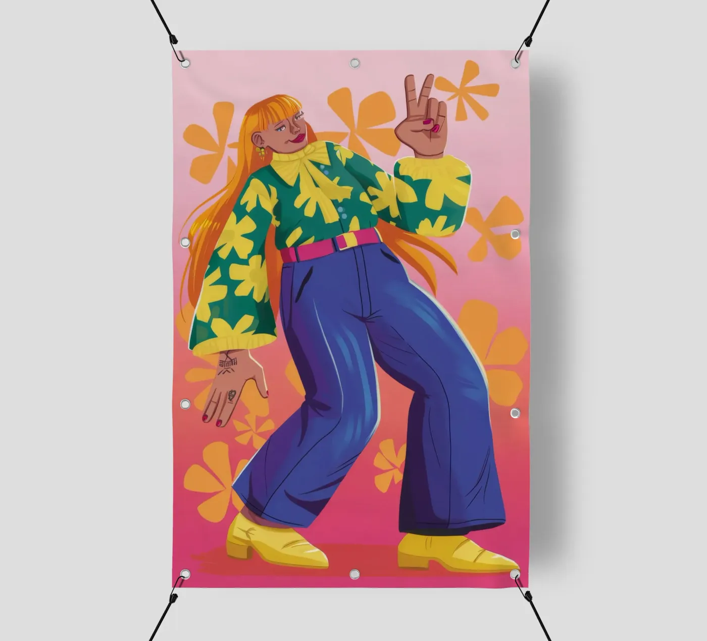 Dynamic Expression pvc cover by Petal Canvas