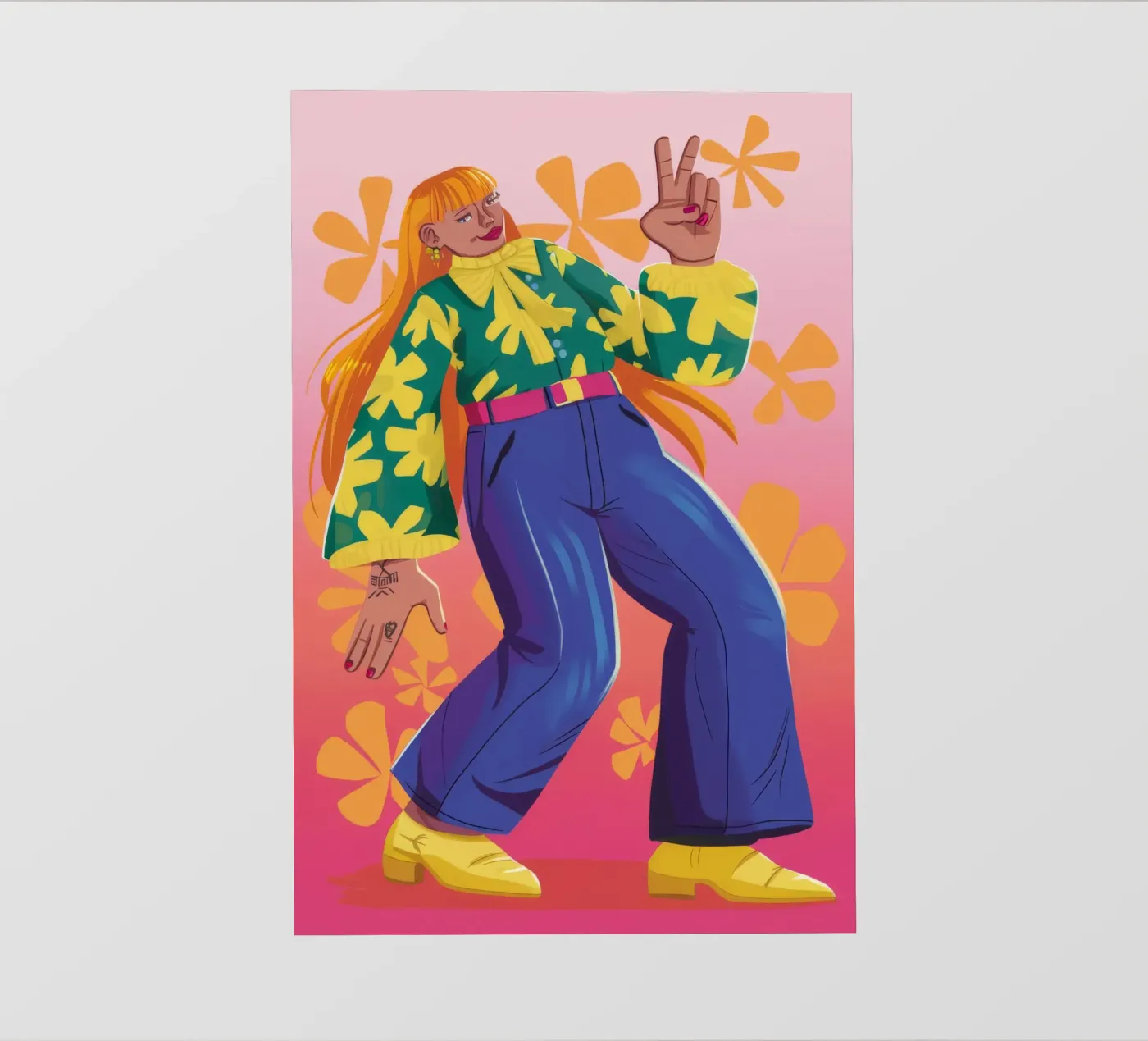 Dynamic Expression pvc cover by Petal Canvas