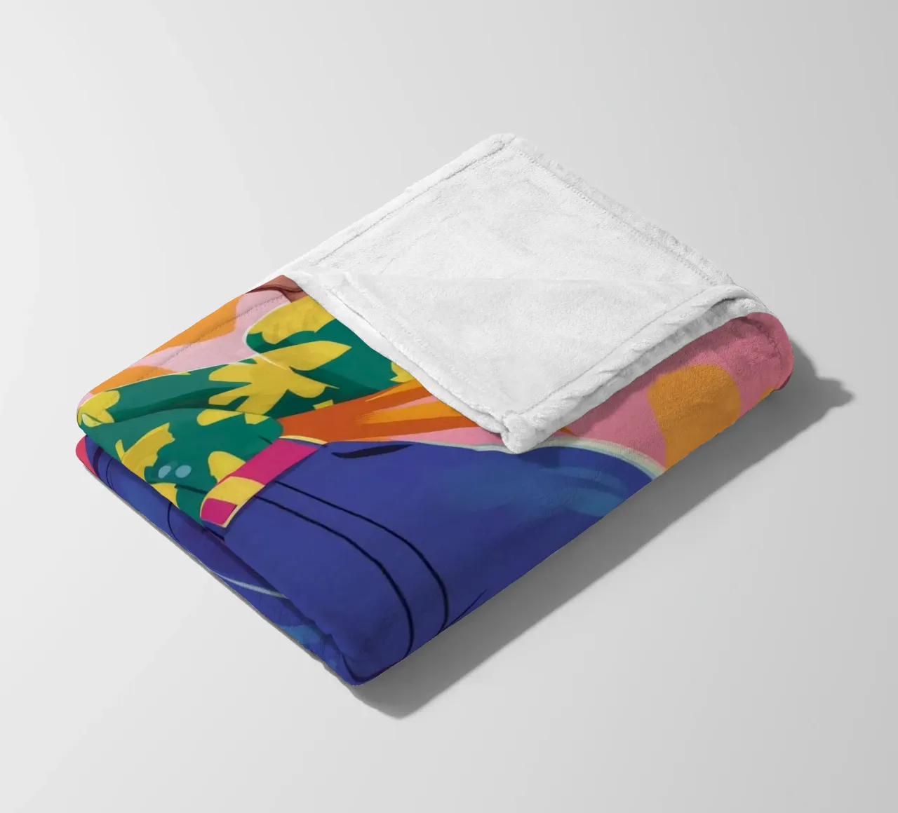 Dynamic Expression fleece blanket by Petal Canvas