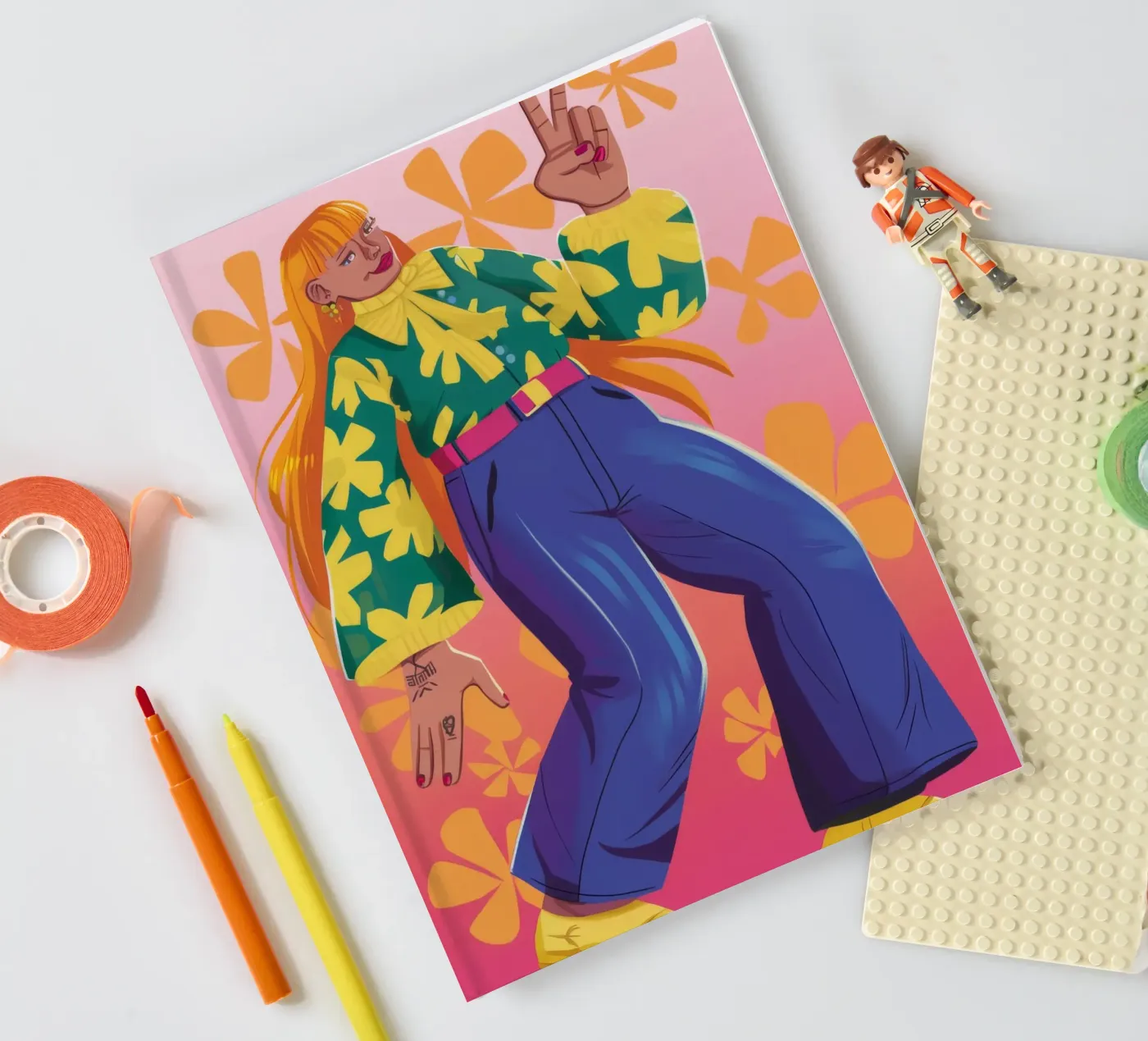 Dynamic Expression carnet de Petal Canvas
